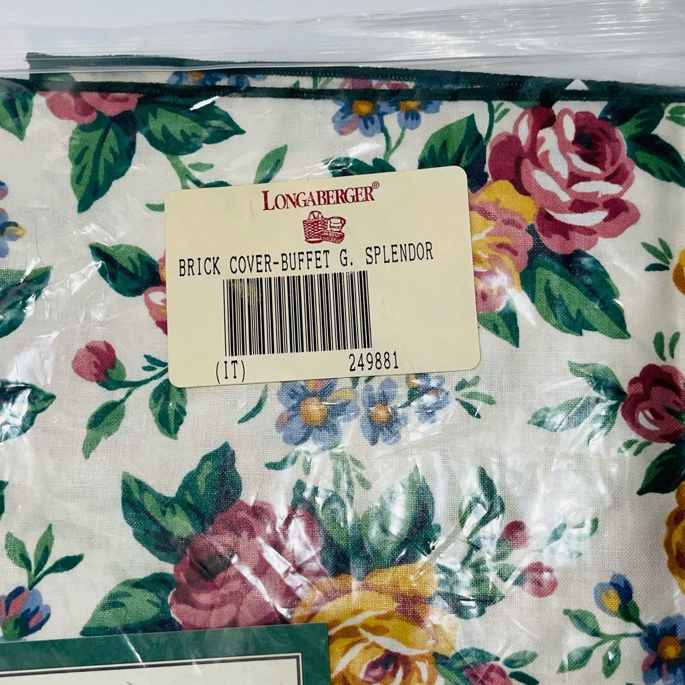 Longaberger Splendor Brick Cover Made USA New Free Shipping 249881